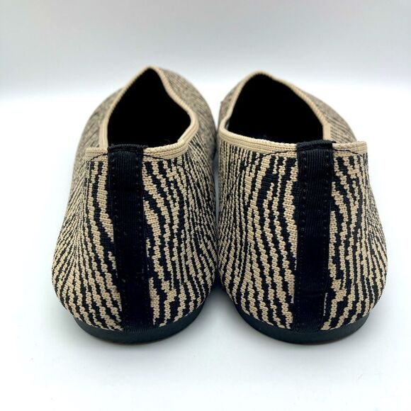 Skechers Cleo Animal Print Stretch Fit Flats 8,5 - Picture 4 of 9